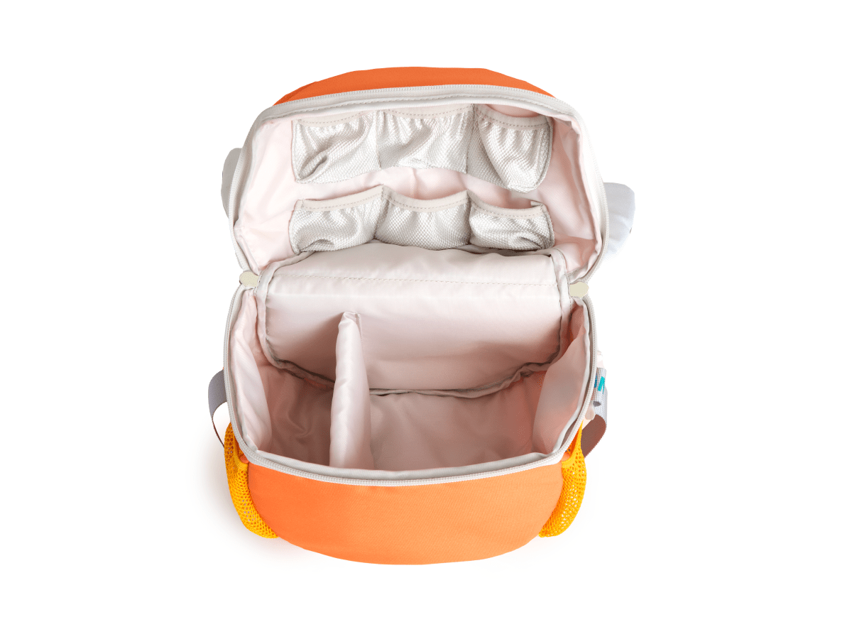 open and empty view ofLalalinos Toniebox Character Bag - Akio