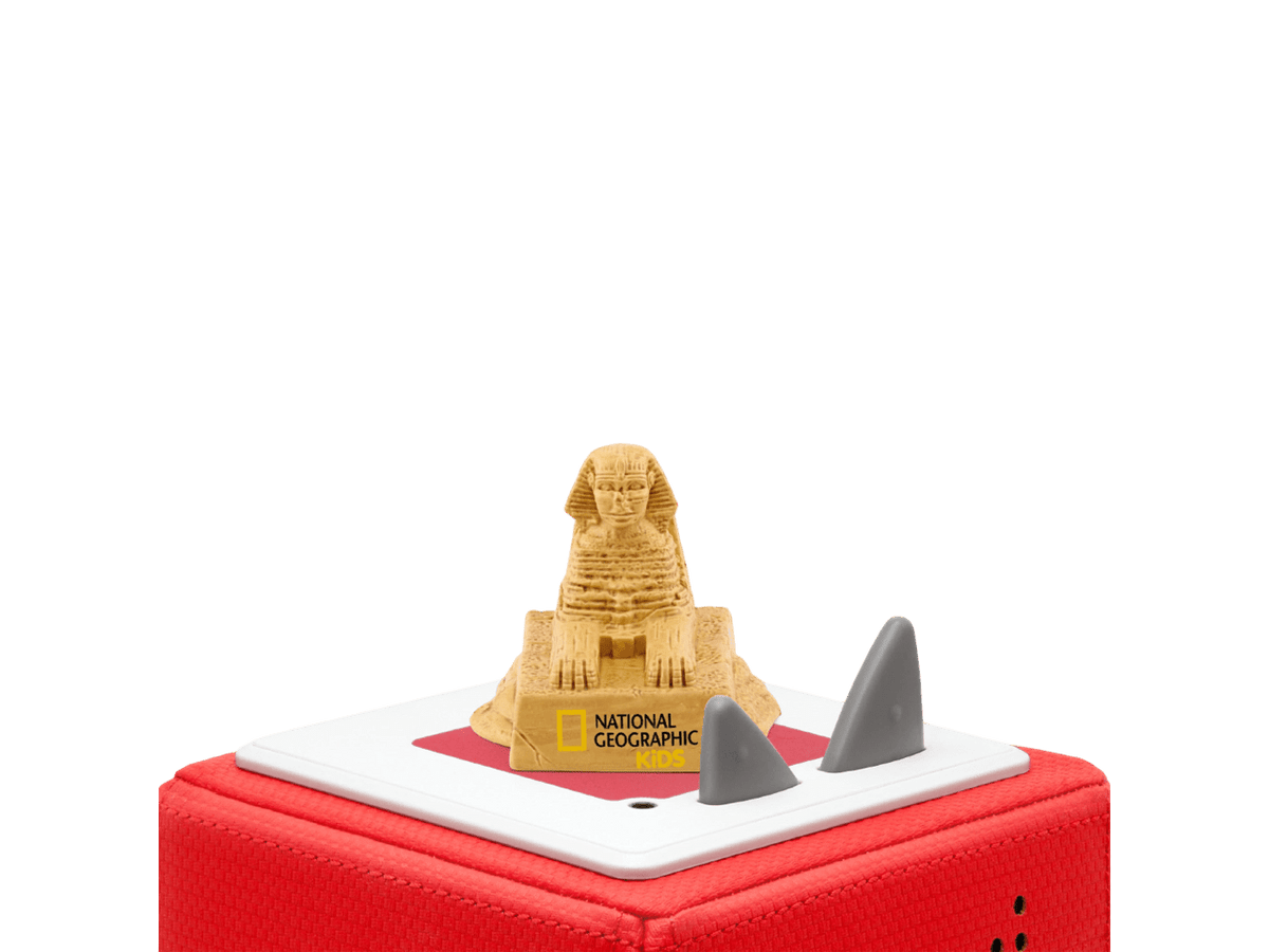 National Geographic Kids: Ancient Egypt Tonie on a Red Toniebox