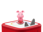 Canciones de Animales Tonie on a red Toniebox 2 ready to play audio stories and songs