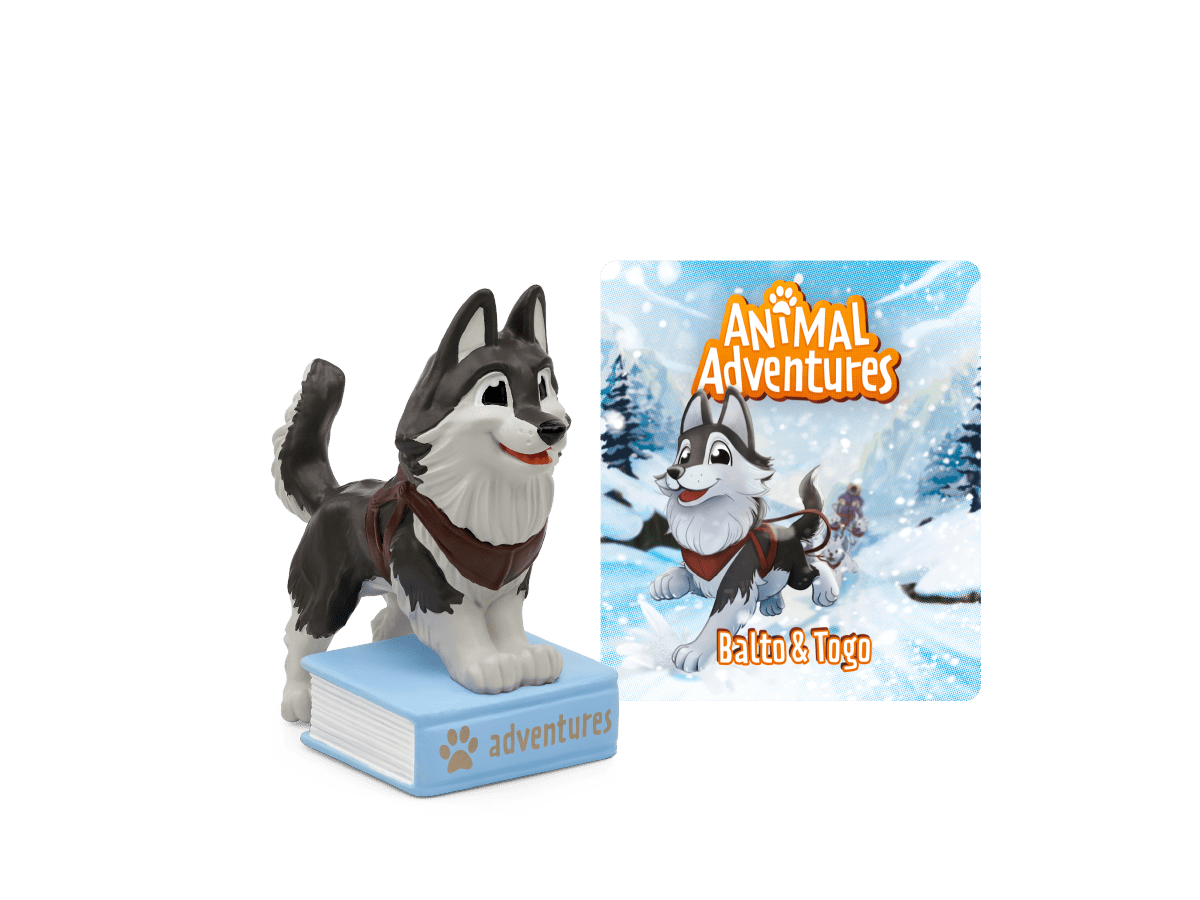 Animal Adventures: Balto & Togo Tonie with branded image
