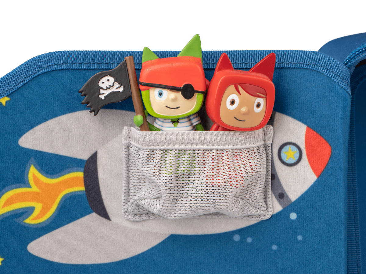 Interior of Blast Off Carrying Case Max with Tonies
