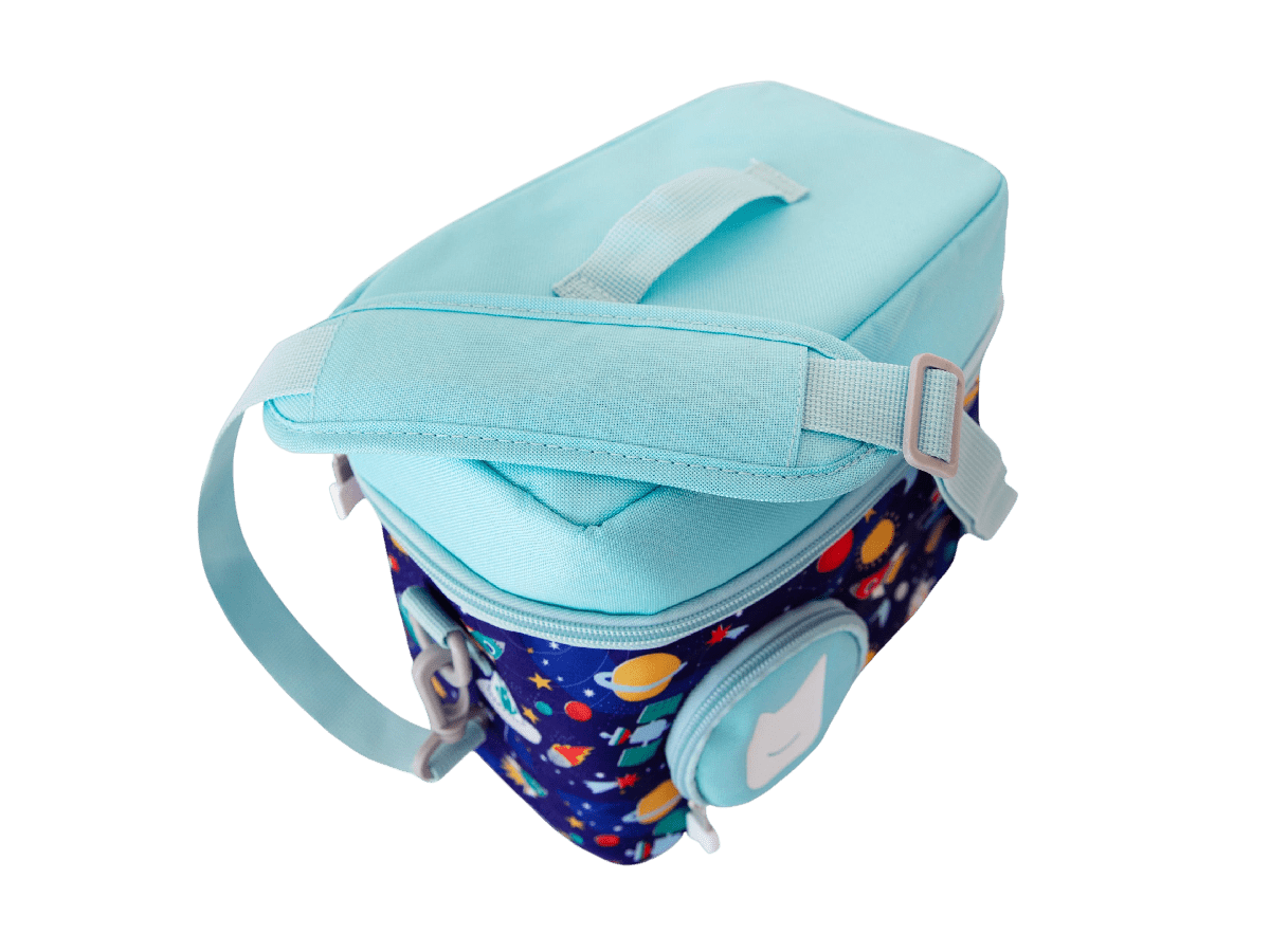Blue Stargazing Listen & Go Bag strap view