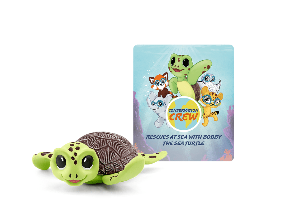 Conservation Crew: Bobby the Sea Turtle Tonie with a branded content card