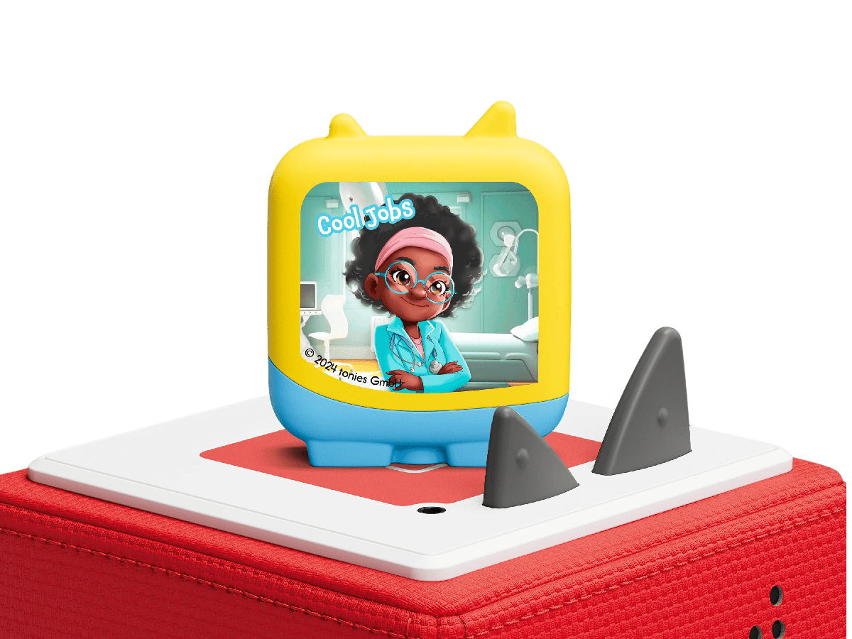 Cool Jobs Clever Tonieon a Red Toniebox