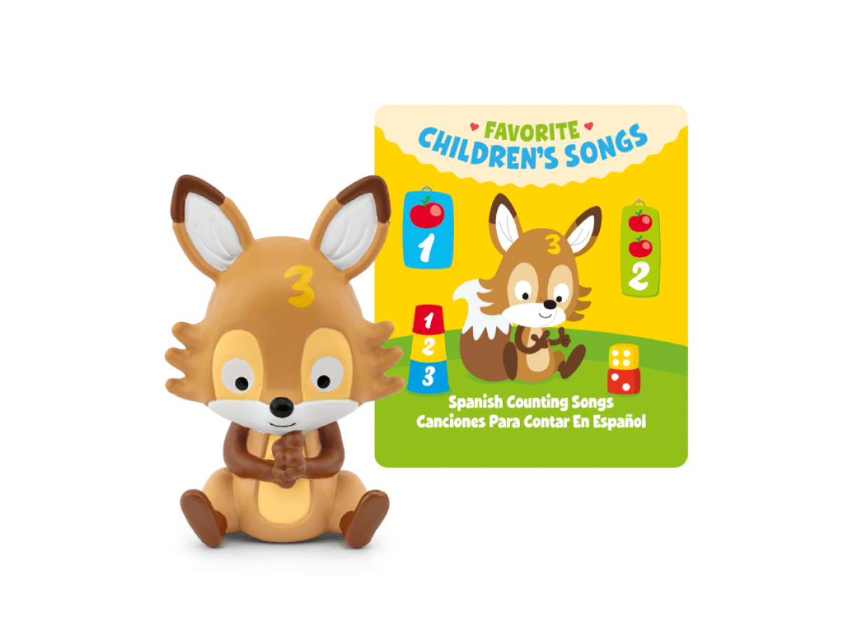 Canciones para Contar audio figurine with content illustration