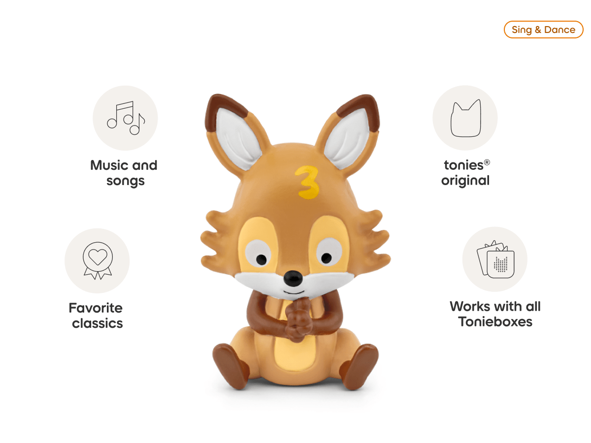 Canciones para Contar audio figurine, inspiring audio journeys and imaginative play