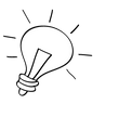 light bulb doodle