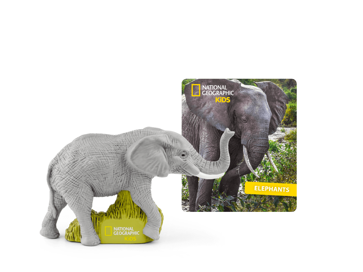 National Geographic Kids: Elephants Tonie with branded image