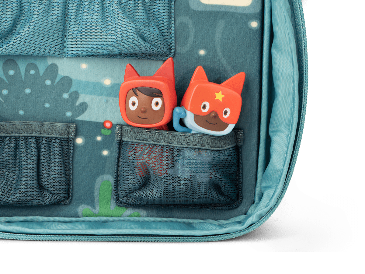 Interior of Enchanted Forest Carrying Case Max with Tonies