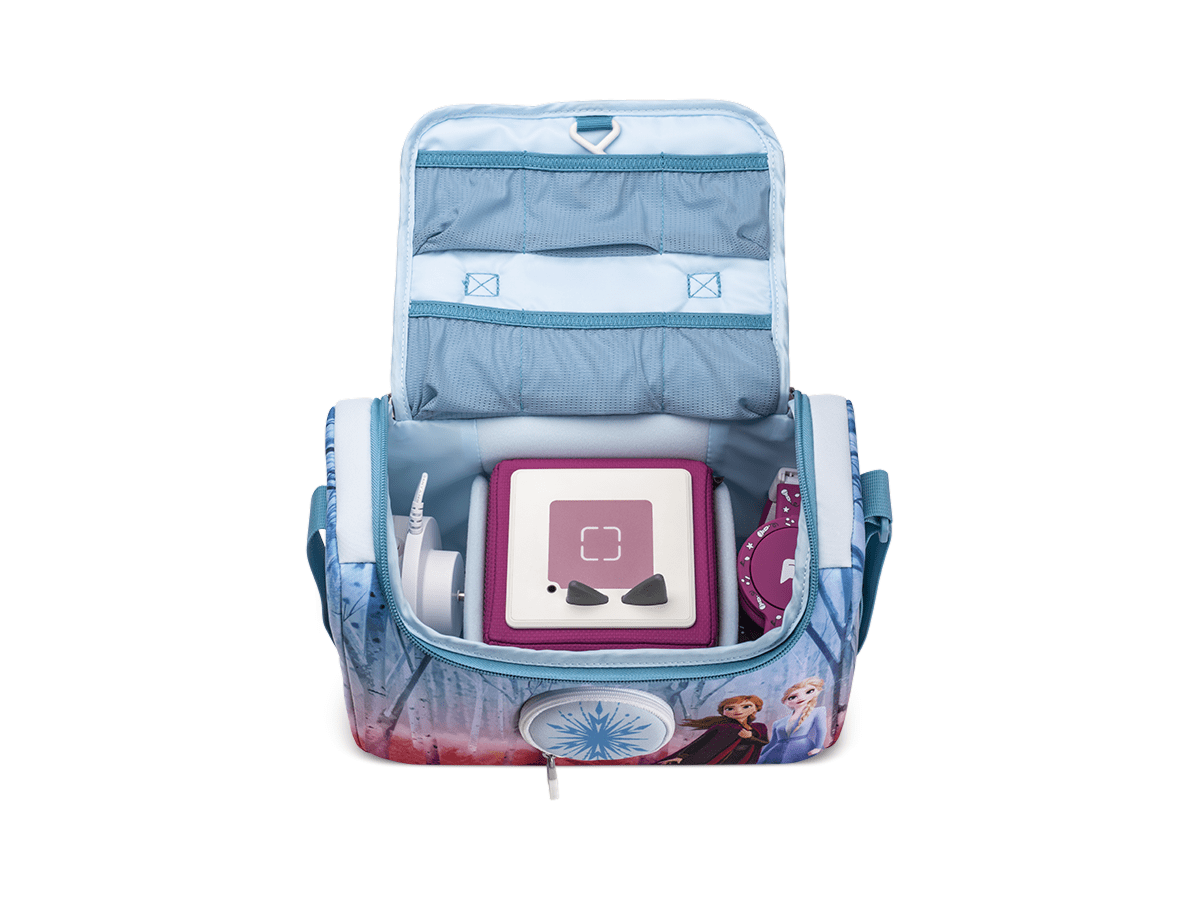 open view with toniebox inside of Listen & Play Bag - Disney Frozen