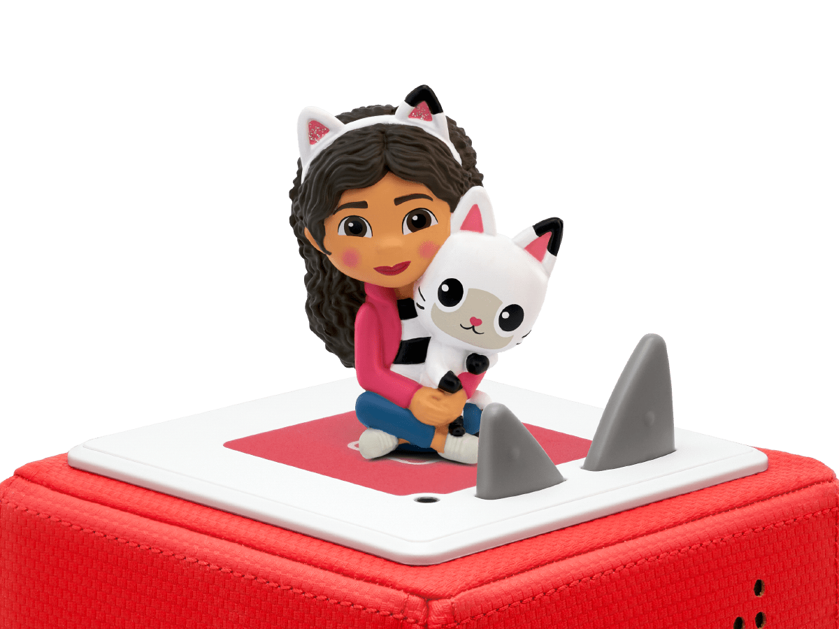 Gabby's Dollhouse Tonie on a red Toniebox