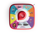 Gabby’s Dollhouse ToniePlay Game on a red toniebox 2 audioplayer for kids with a tonieplay controller