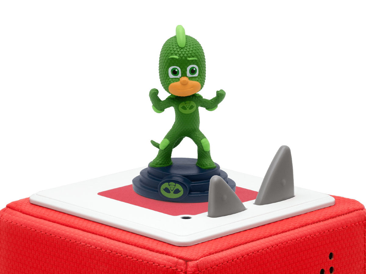 PJ Masks: Gekko Tonie on a red Toniebox