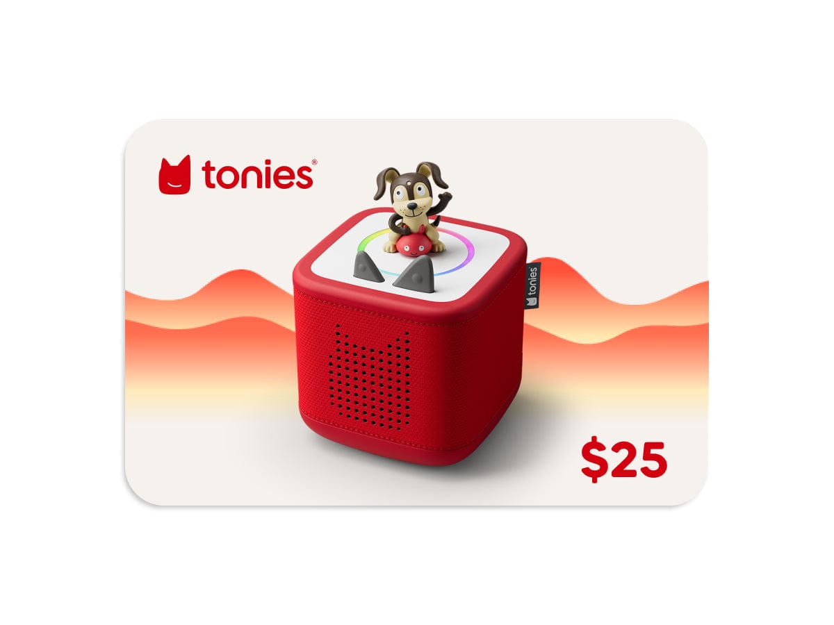 $25 Gift Card Image with Toniebox
