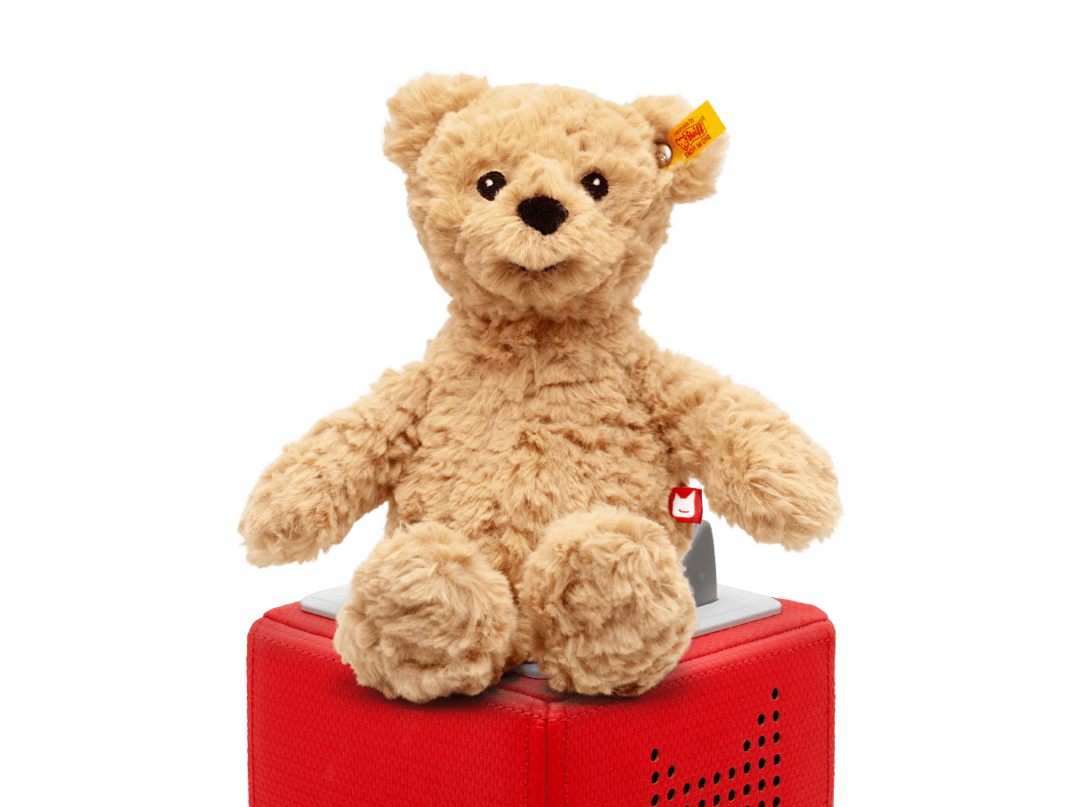 Steiff Jimmy Bear Plush Tonie on Toniebox