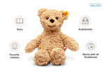 Jimmy Bear audio figurine, inspiring audio journeys and imaginative play