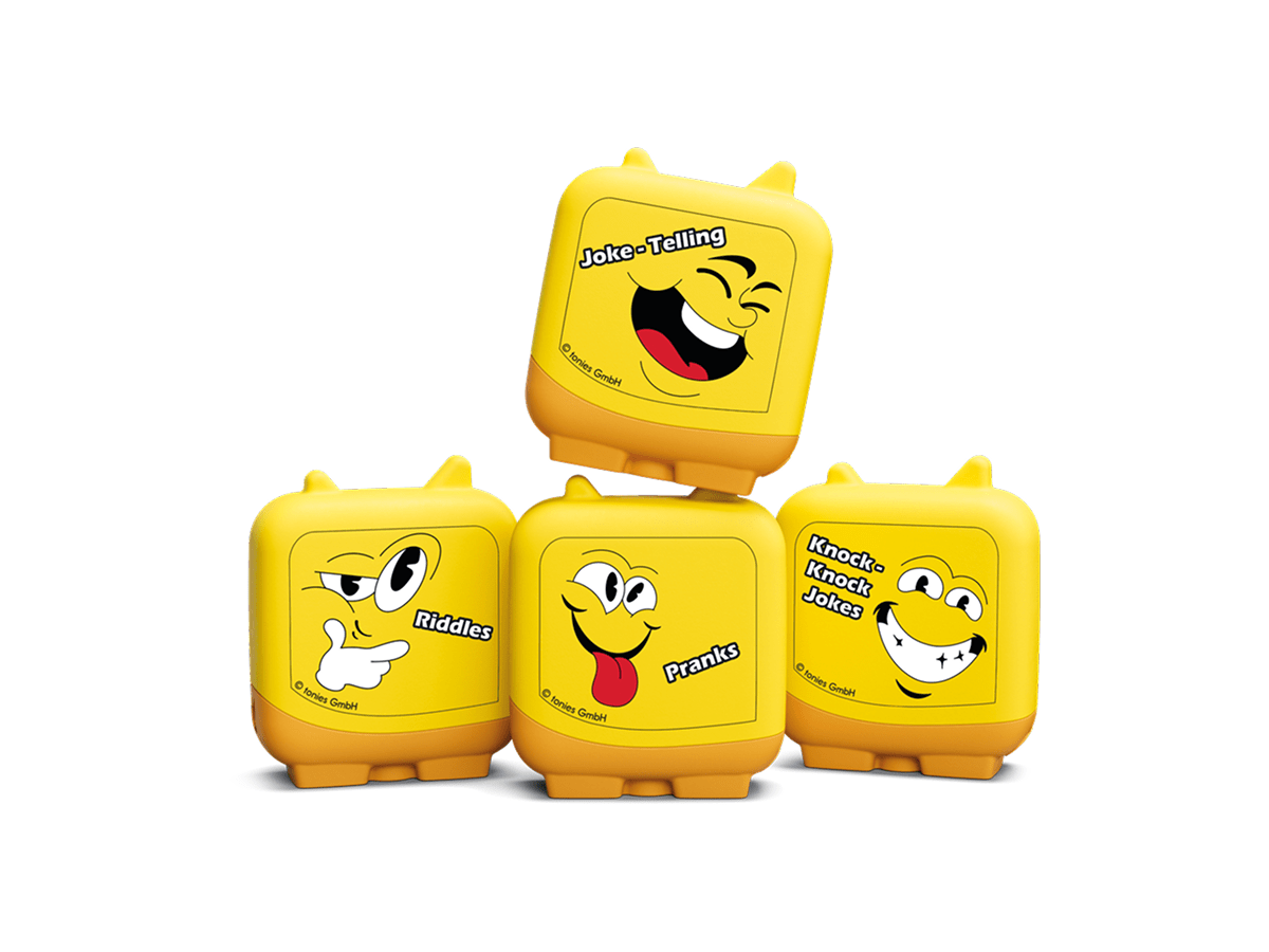 kid comedy clever tonies audio figurine for the Toniebox, which plays audio content