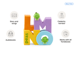 LMNO Peas Tonie audio figurine, inspiring audio journeys and imaginative play