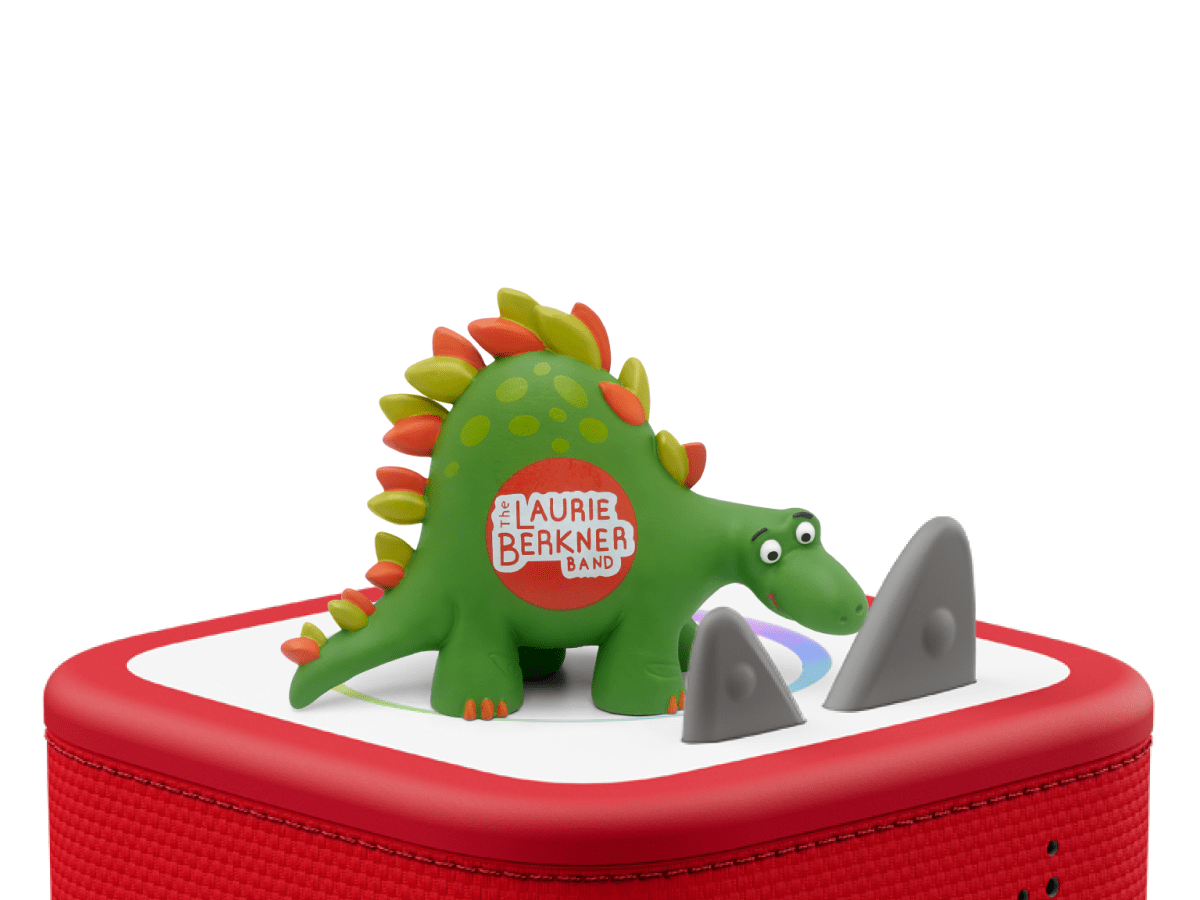 Laurie Berkner Tonie on a Red Toniebox