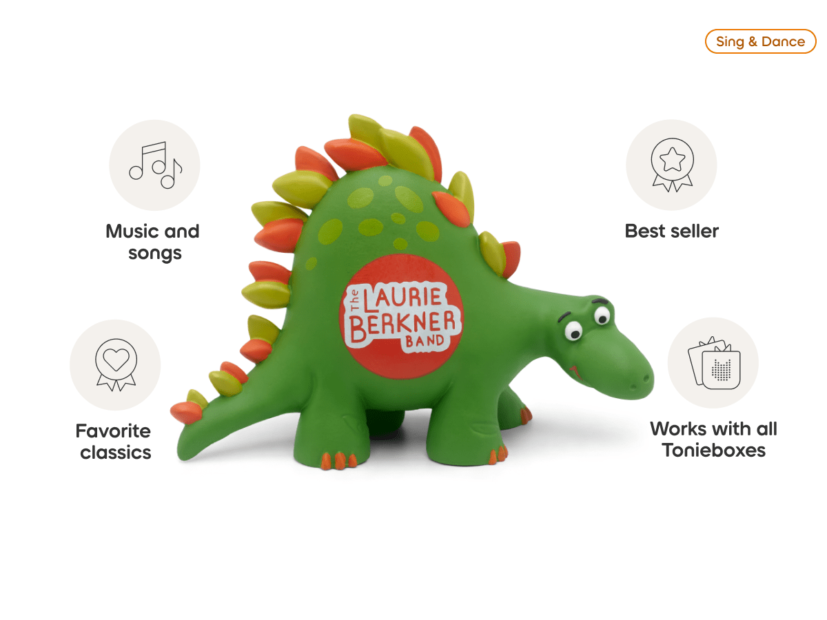 Laurie Berkner audio figurine, inspiring audio journeys and imaginative play