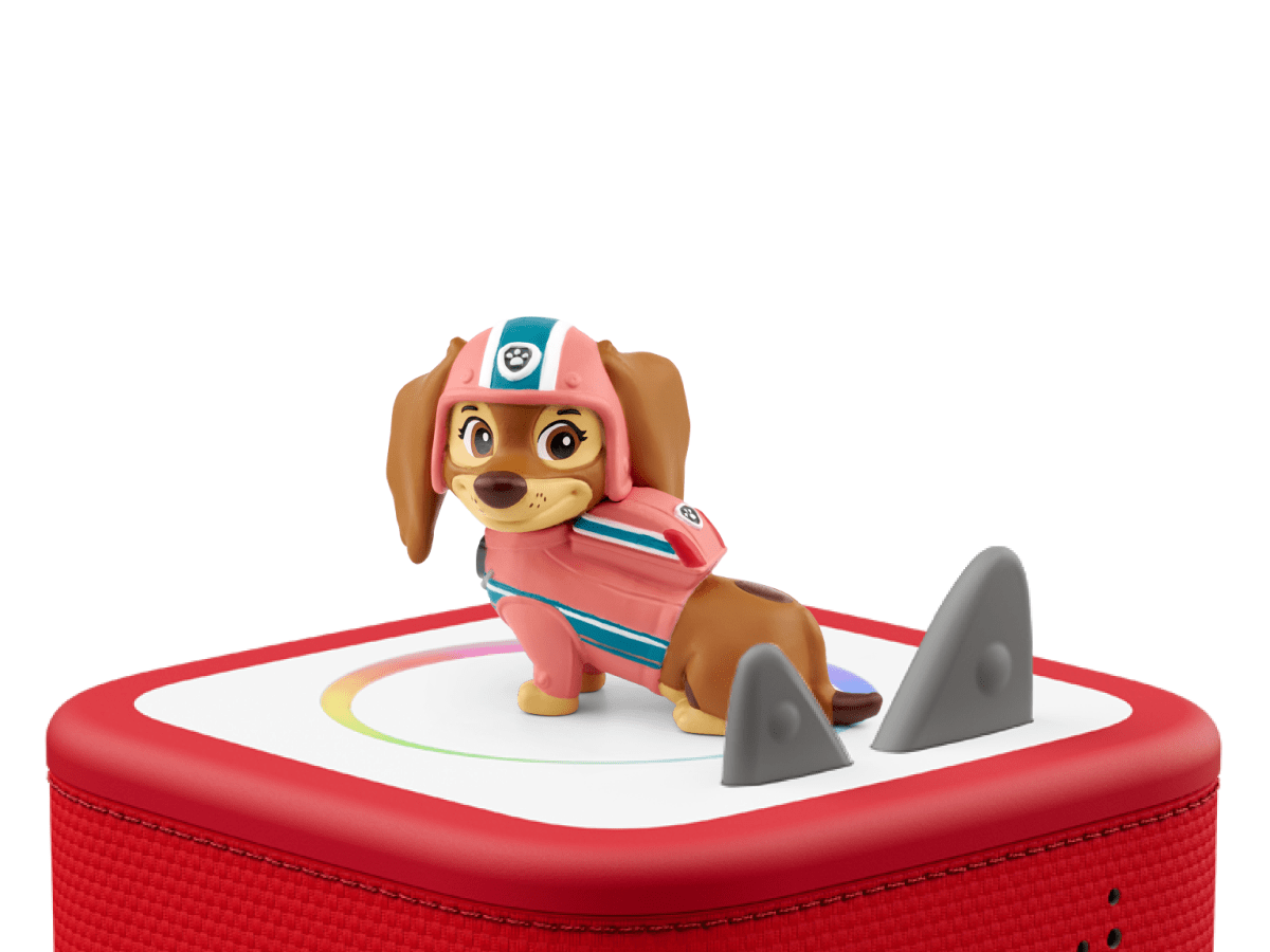 PAW Patrol: Liberty Tonie on a Red Toniebox