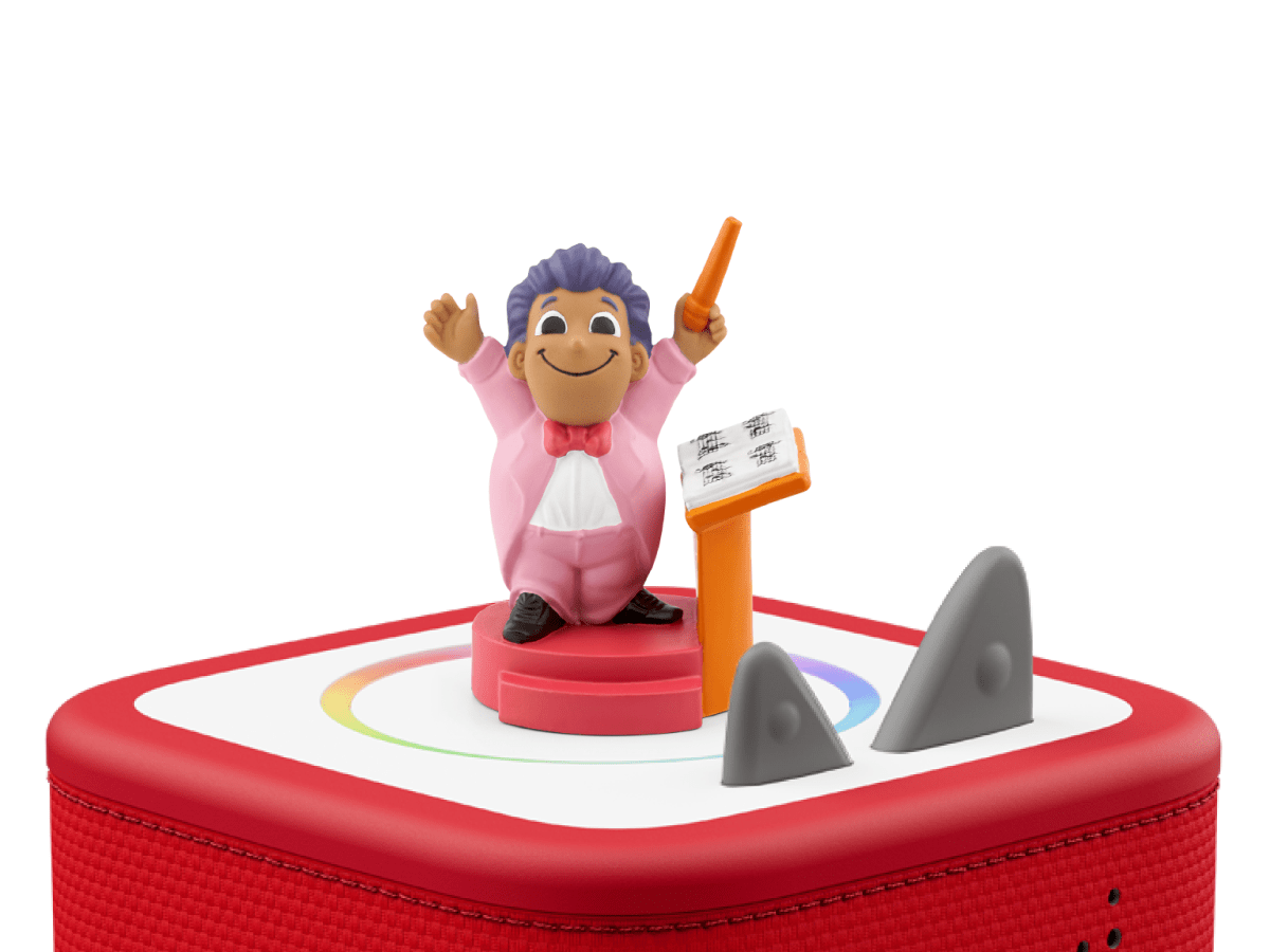 Maestro Tonie on a Red Toniebox