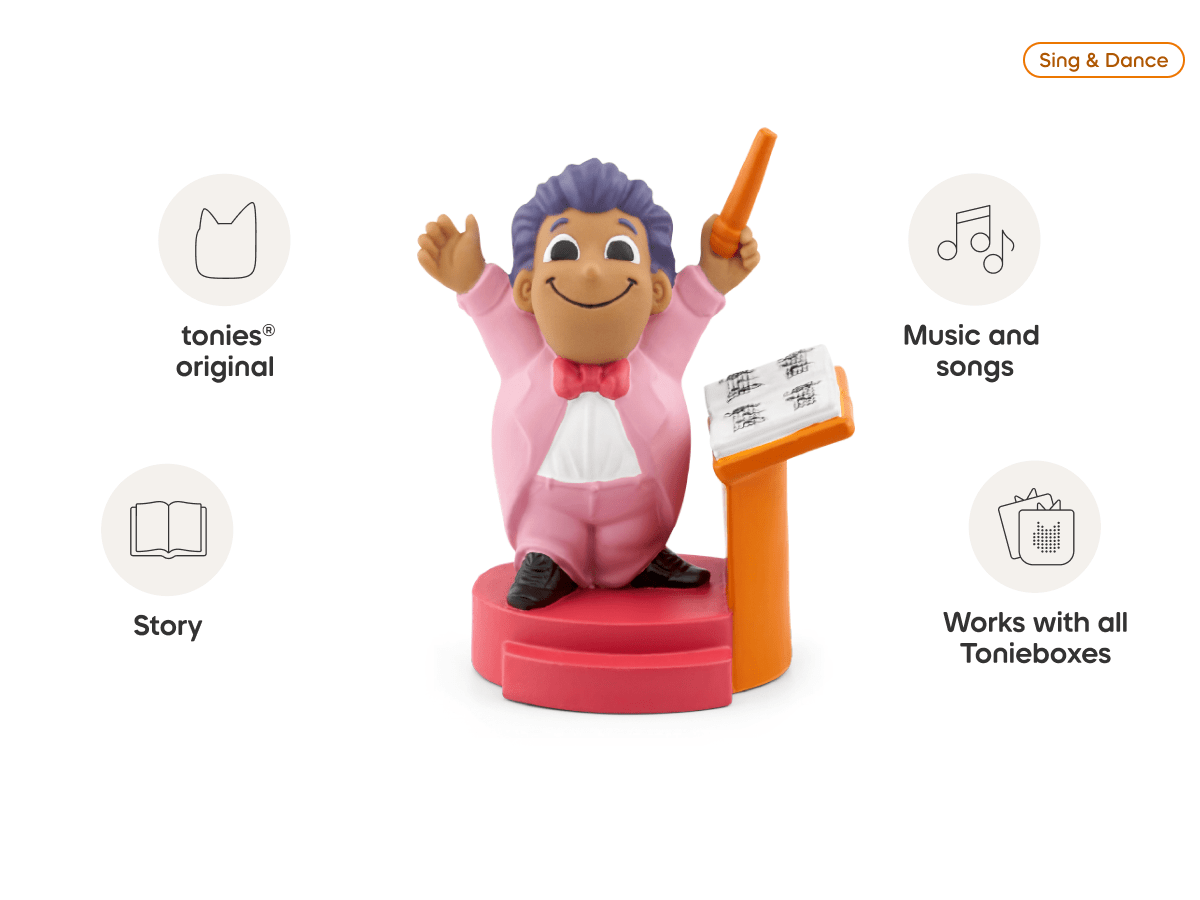 Maestro Tonie audio figurine, inspiring audio journeys and imaginative play