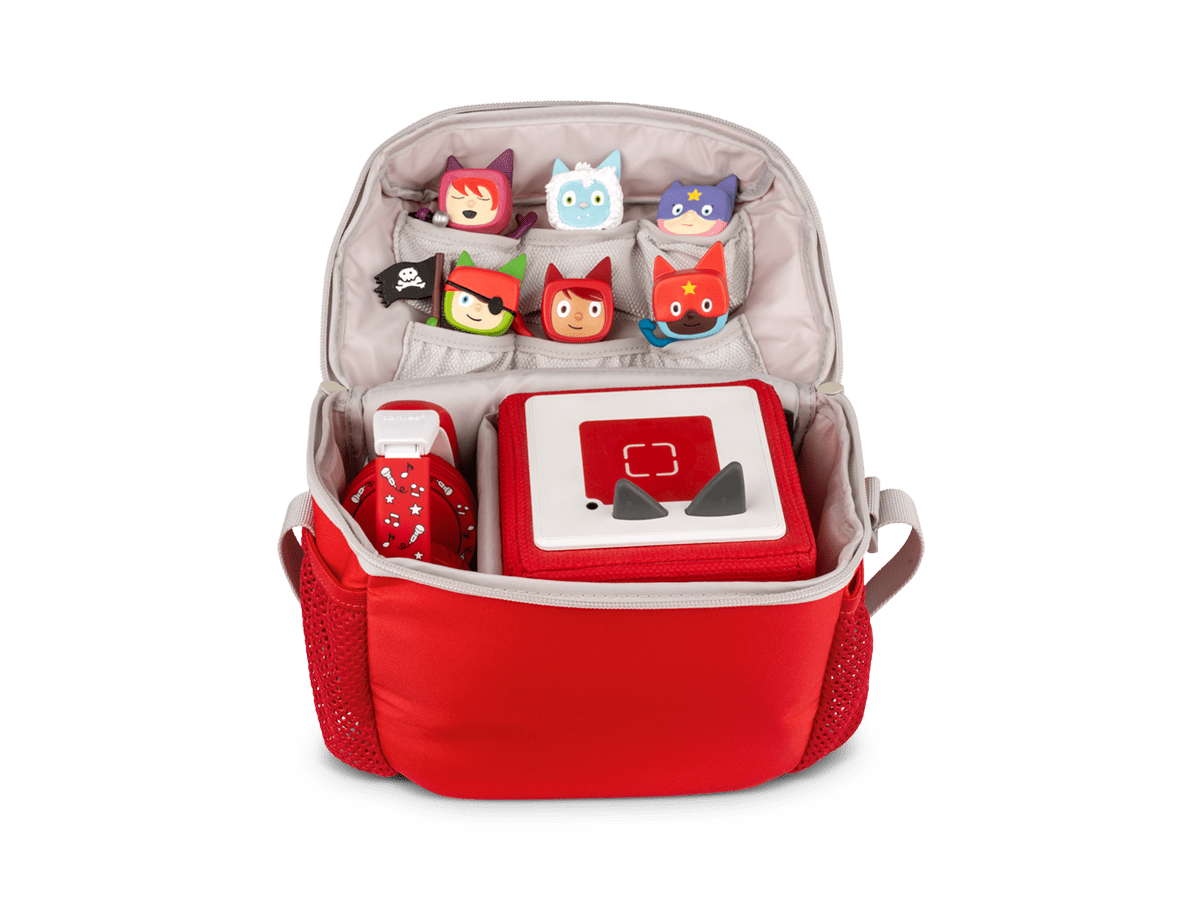 Monster Characher Bag packed with Tonies, Toniebox and Headphones