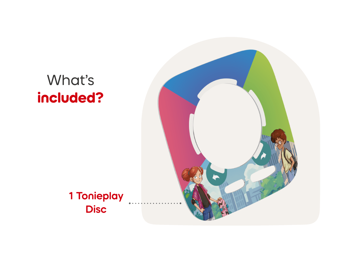 Mystery Mavericks ToniePlay Game includes one disc