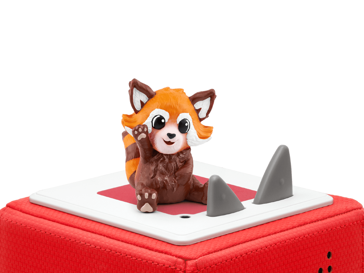 Conservation Crew: Nina the Red Panda Tonie on a red Toniebox