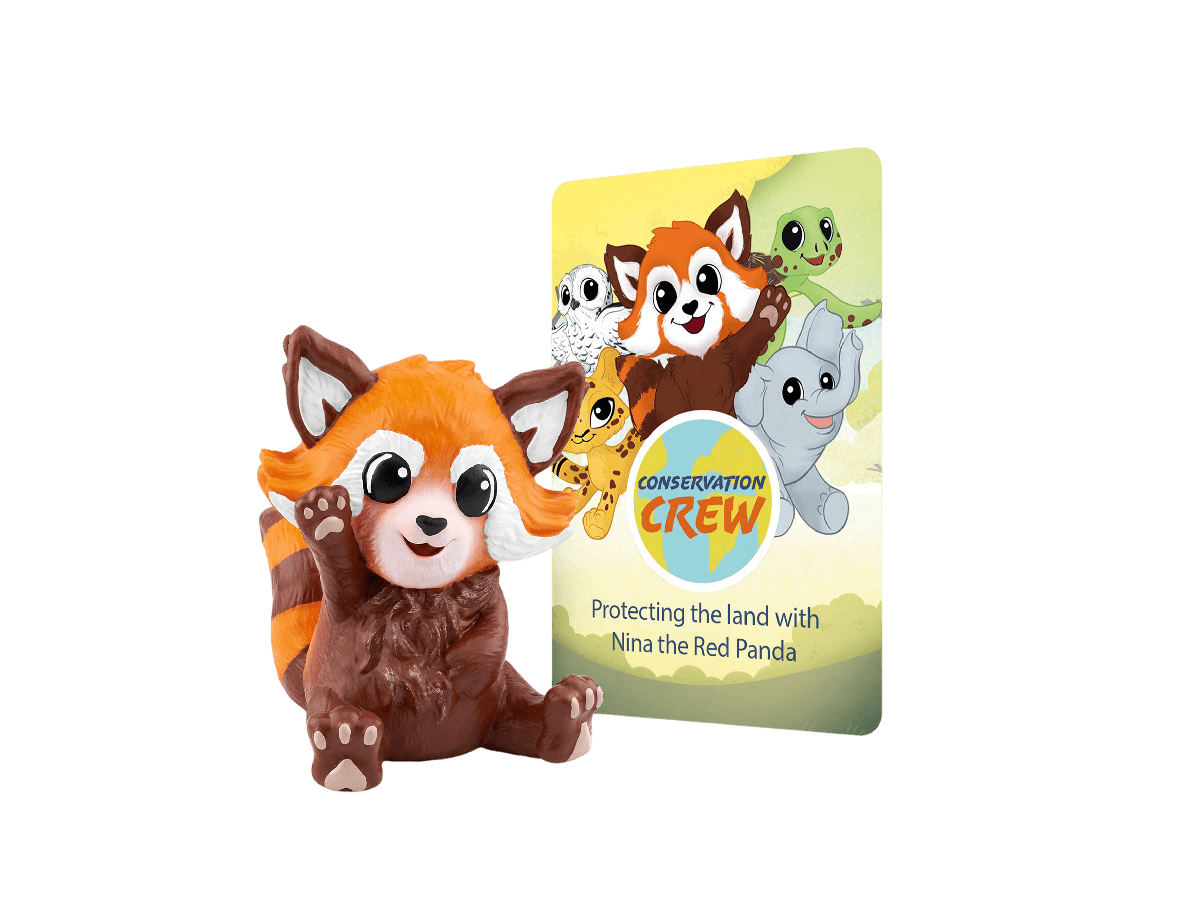 Conservation Crew: Nina the Red Panda Tonie with branded image