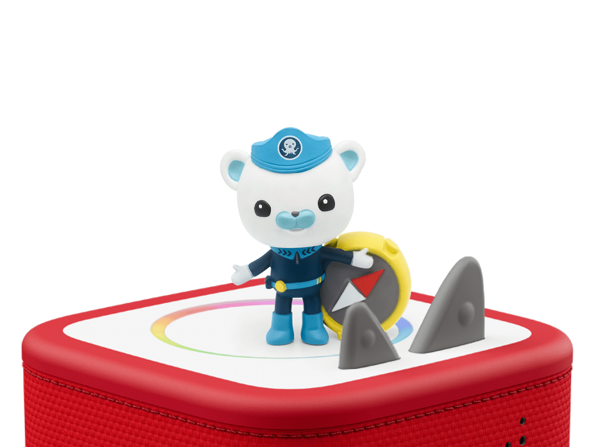 Octonauts: Captain Barnacles Tonie on a Red Toniebox