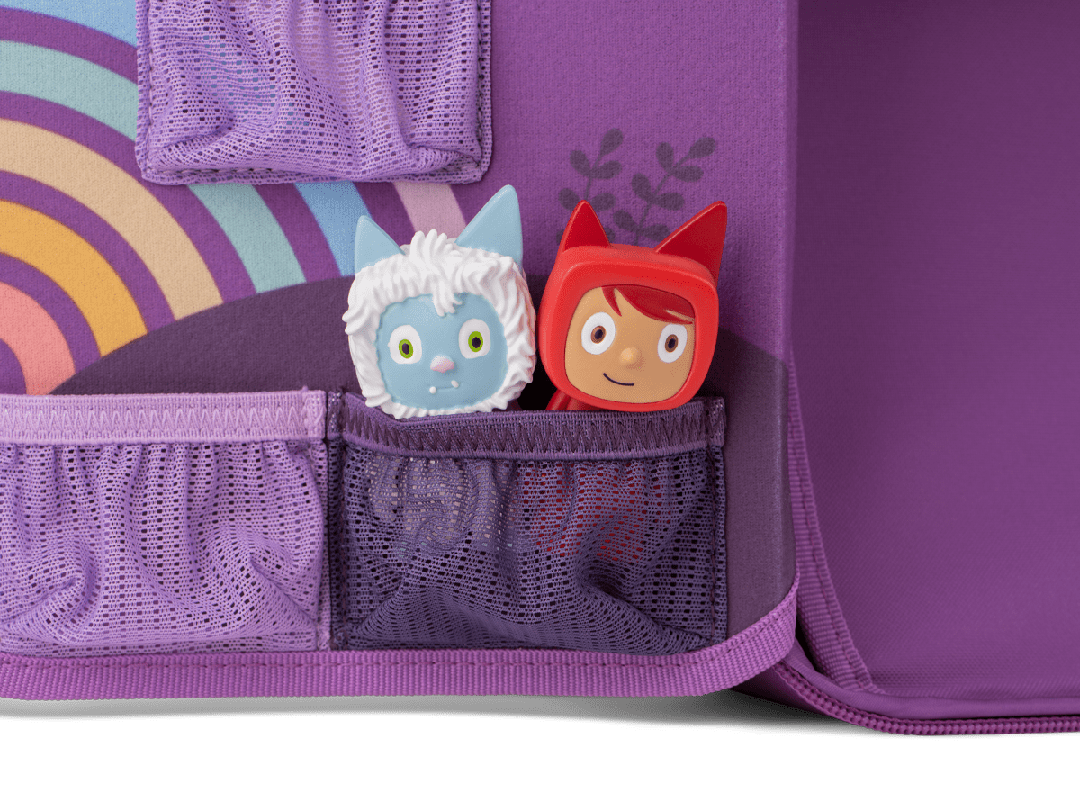 Interior of Over the Rainbow Carrying Case Max with Tonies