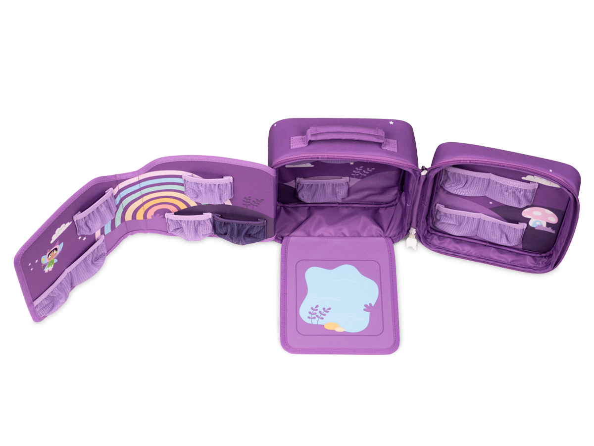 Carrying Case Max - Over the Rainbow Overhead Fully Open