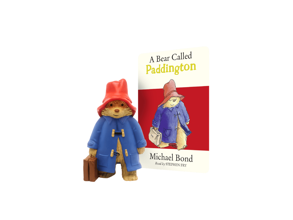 Paddington Bear Tonie with branded image
