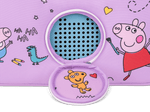 details view of the perforated circle on the Listen & Play Bag - Peppa Pig