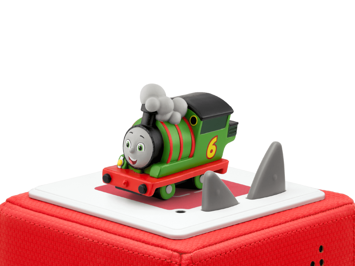 All Engines Go: Percy Tonie on a red Toniebox
