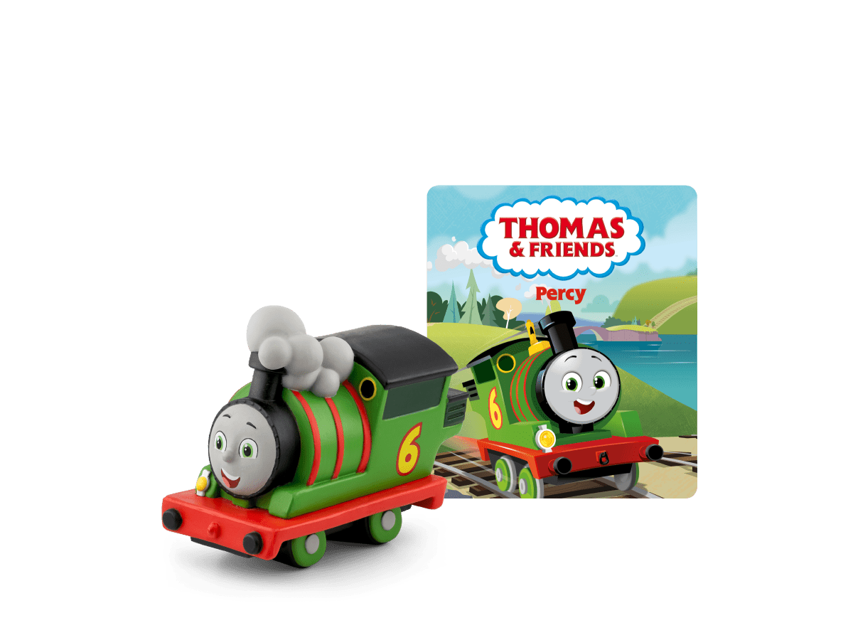 All Engines Go: Percy Tonie with branded image