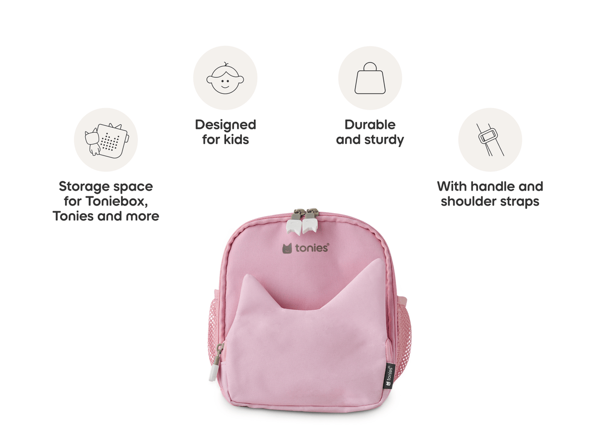 tonies® Classic Backpack - Cloud Pink with product features