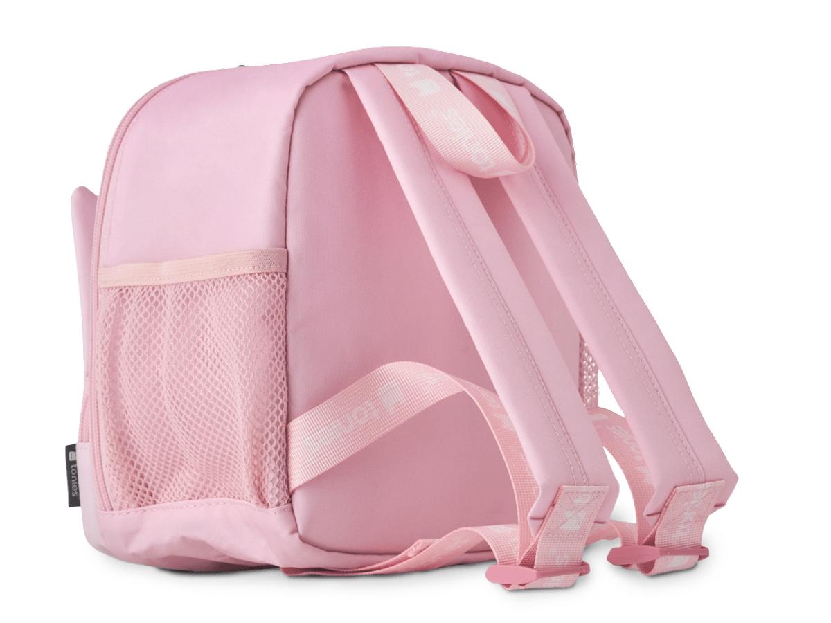 tonies® Classic Backpack - Cloud Pink back view with straps