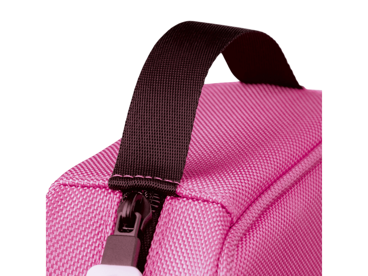 Pink carrying case detail