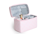 open view of 
Toniebox All-in-One Carrying Case - Cloud Pink with toniebox 2 and playtime puppy