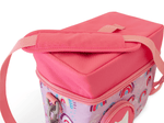 strap and details view of the Listen & Go Bag - Pink Over The Rainbow