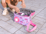 Child Playing With The Listen & Go Bag - Pink Over The Rainbow