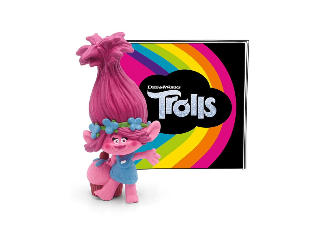Trolls: Poppy Tonie with a branded content card