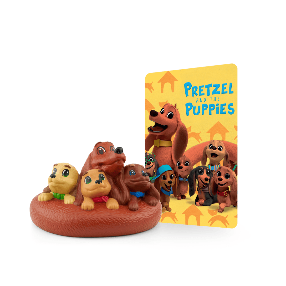 Pretzel and the Puppies Tonie with branded image