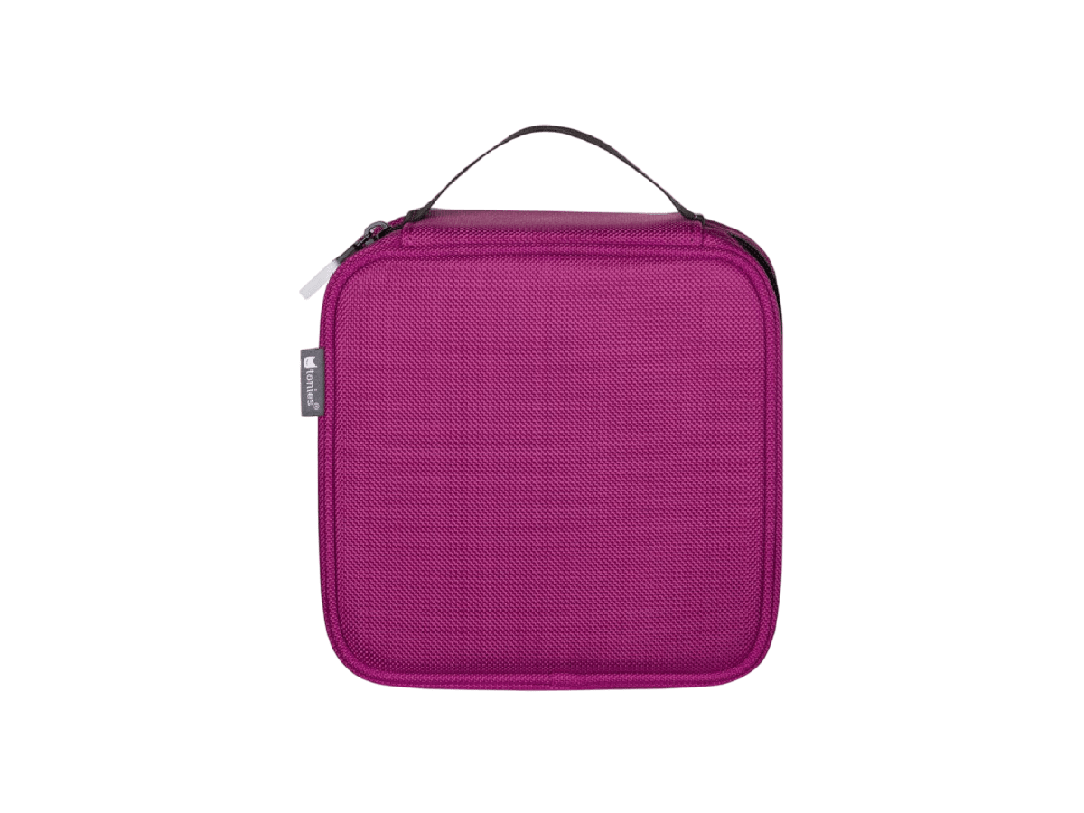 Purple carrying case back