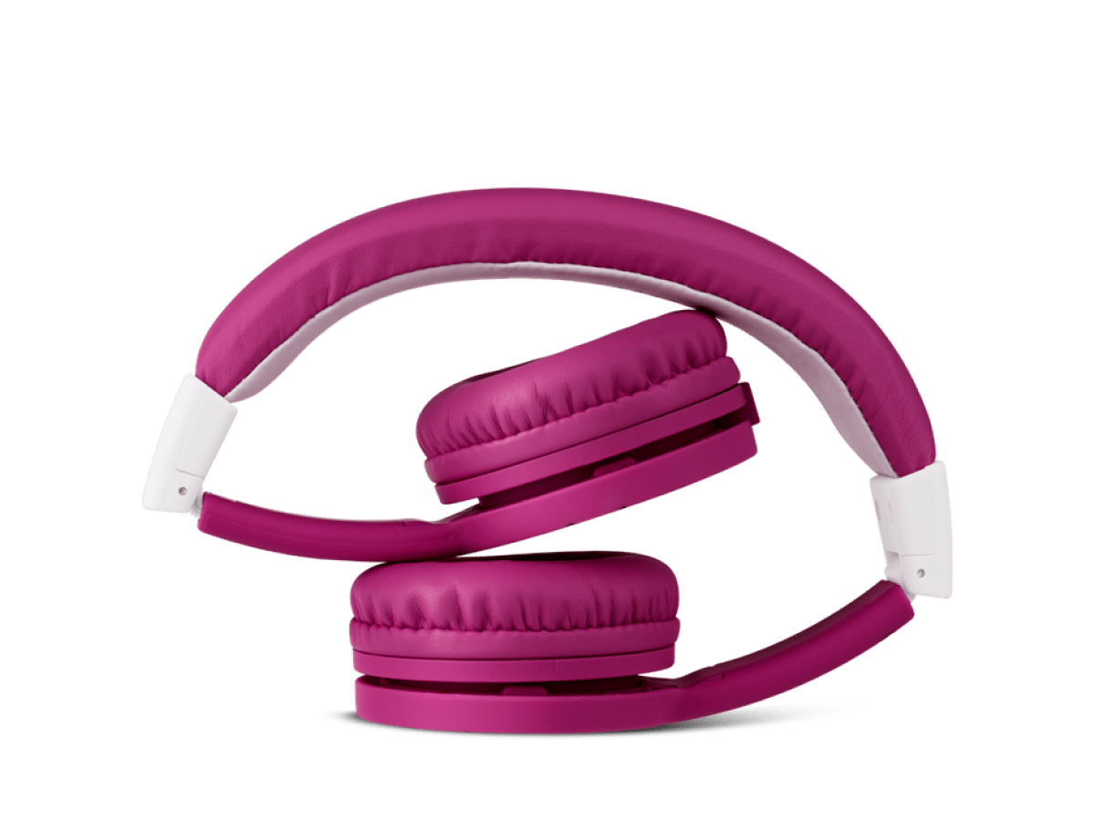 Purple Headphones Folded