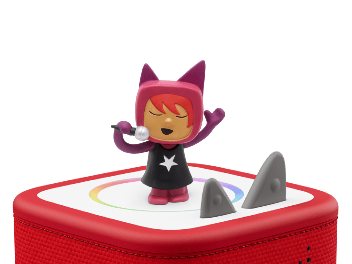 Singer Creative-Tonie on a Red Toniebox