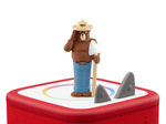 Smokey Bear Tonie on a Red Toniebox
